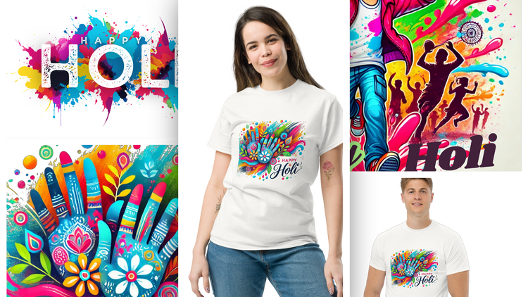 Holi Festival T-Shirts Collections – Celebrate Colors with Joy!
