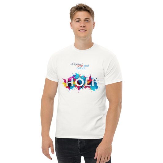 Celebrate Holi in Style with Our Vibrant Festival T-Shirts for Men's! 🎨✨