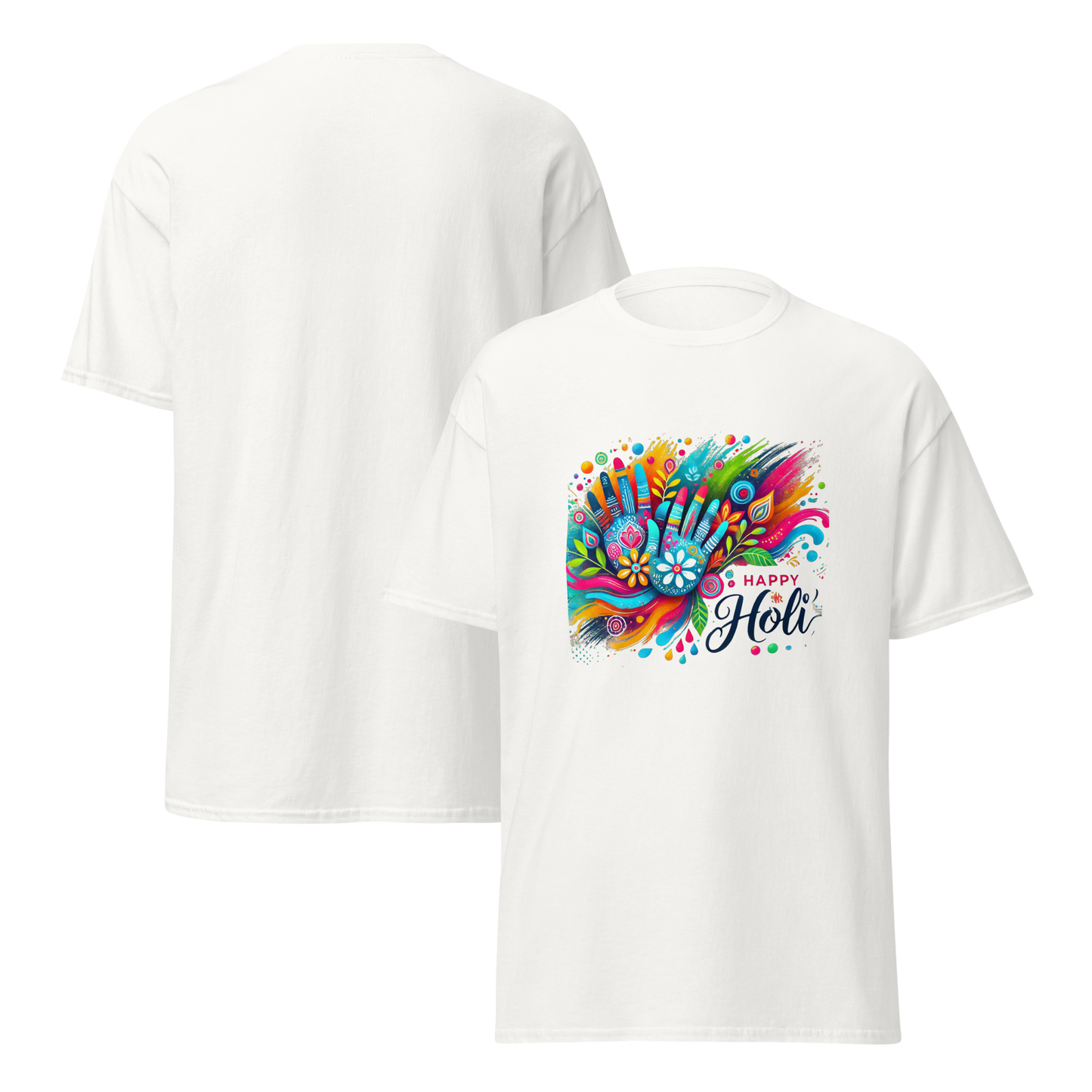 Celebrate Holi in Style with Our Vibrant Festival Women's T-Shirts! 🎨✨