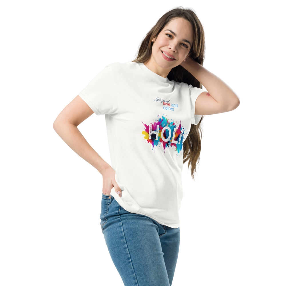 Celebrate Holi in Style with Our Vibrant Festival T-Shirts for Women's'! 🎨✨
