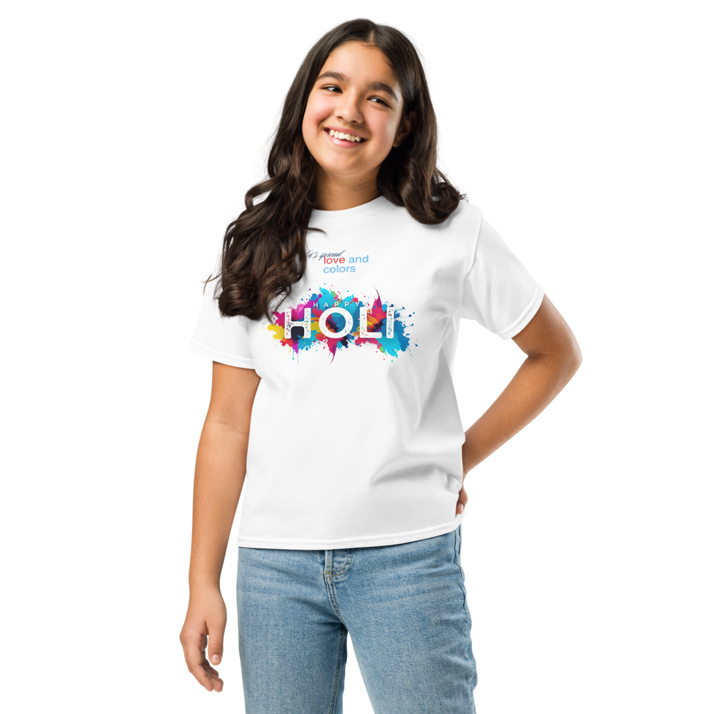Celebrate Holi in Style with Our Vibrant Festival T-Shirts for Kids! 🎨✨