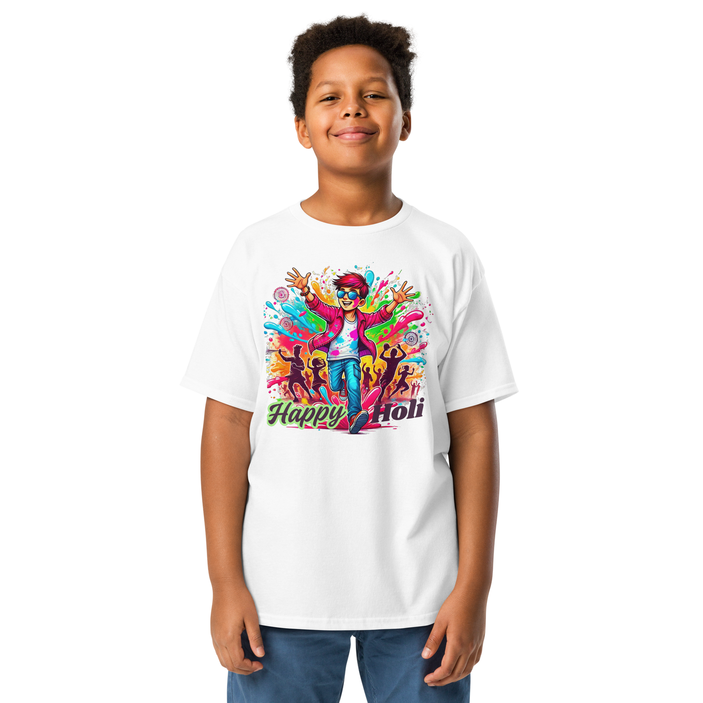 Celebrate Holi in Style with Our Vibrant Festival T-Shirts for Kids! 🎨✨